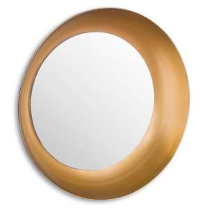 Danita Medium Rimmed Wall Mirror In Gold Frame