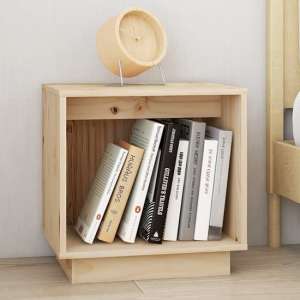 Dawes Solid Pinewood Bedside Cabinet In Natural