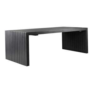 Dunstar Outdoor 220cm Aluminium Dining Table In Charcoal