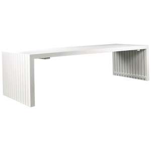 Dunstar Outdoor 280cm Aluminium Dining Table In White