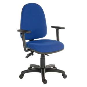 Dessau High Back Operator Chair With Three Lever Mechanism