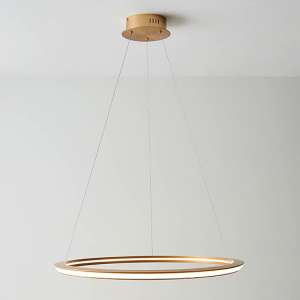 Dothan LED Ring Ceiling Pendant Light In Satin Gold