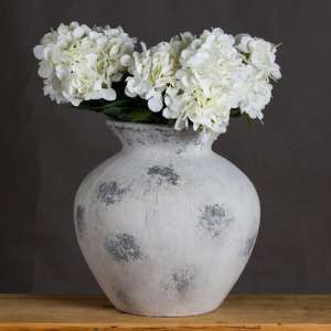 Downey Ceramic Decorative Vase In Antique White