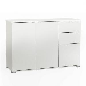 Dylan Wooden Sideboard In Pearl White
