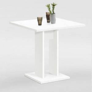 Eiffel Wooden Dining Table Square In White