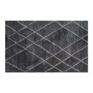 Elena Medium Fabric Upholstered Rug In Grey