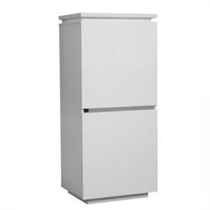 Elisa Sideboard Cupboard In White Lacquer With Lights
