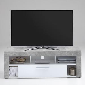 Elista Small TV Stand In White And Light Atelier