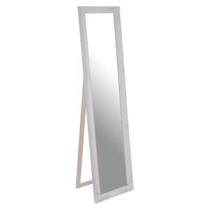 Elizakat Floor Standing Dressing Mirror In White