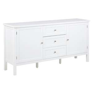 Elkhart Wooden 2 Doors And 3 Drawers Sideboard In White