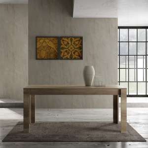 Ellie Wooden Dining Table Large In Canyon Oak