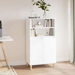 Elmont Wooden Sideboard With 2 Doors In White