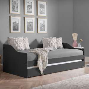 Esslingen Wooden Daybed With Guest Bed In Anthracite