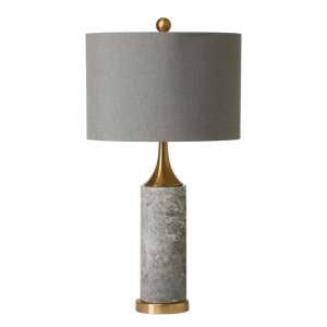 Expino Table Lamp With Grey Marble Base