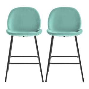 Flanaven Mint Velvet Bar Chairs In A Pair