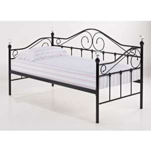 Froxfield Metal Day Bed In Black