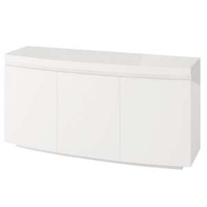 Felbridge Large Sideboard In White High Gloss With LED Stripe