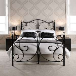 Froxfield Metal King Size Bed in Black