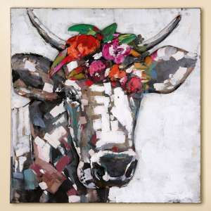 Flower Dreams Picture Metal Wall Art In Multicolor