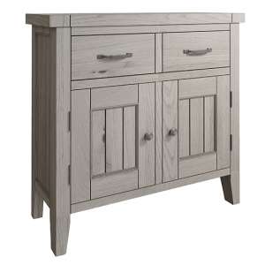 Floyd Small Wooden 2 Doors And 2 Drawers Sideboard In Grey Oak