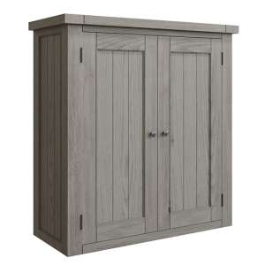 Floyd Wooden Storage Cabinet In Grey Oak