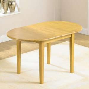 Fornox Oval Extending Wooden Dining Table In Oak