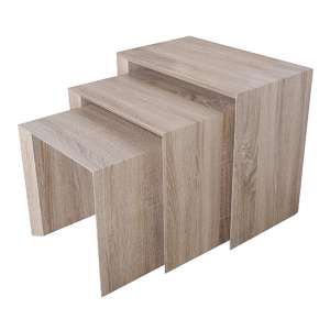 Felicja Set Of 3 Nest of Tables In Natural