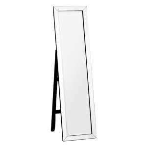 Fresot Floor Standing Dressing Mirror With Bevelled Edge Frame