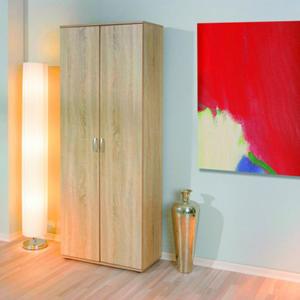 Gallo Storage Wardrobe With Shelving 2 Door In Oak