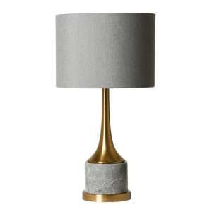 Garwin Table Lamp With Grey Marble Base