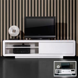 Designer Tv Stands Units Furniture In Fashion Genesis Plasma Tv Stand In White High Gloss With Sliding Door