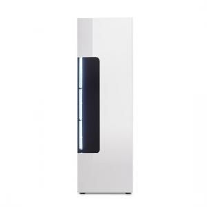 Genie Display Cabinet In White High Gloss With LED Lighting