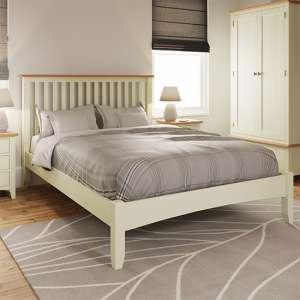 Gilford Wooden Double Bed In White