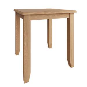 Gilford Square Wooden Dining Table In Light Oak