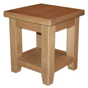 Hampshire Wooden End Table In Oak
