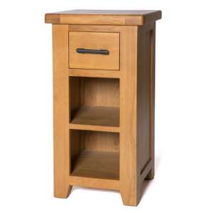 Hampshire Wooden Telephone Table In Oak