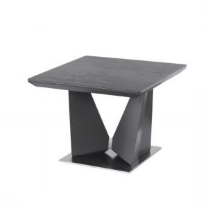 Ware Modern Side Table Square In Grey Ceramic