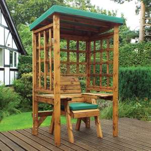 Hatso Wentworth Single Seater Arbour In Green