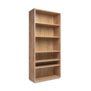Hilary Wooden Bookcase In Golden Oak With Open Compartments