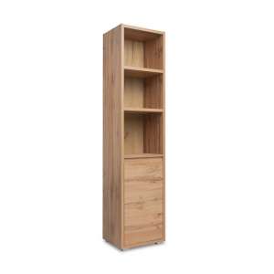 Hilary Wooden Display Cabinet In Oak With 1 Door