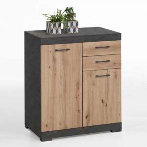 Holte Wooden Small Sideboard In Matera And Artisan Oak