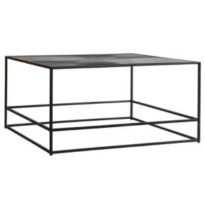 Hurston Metal Coffee Table In Antique Silver