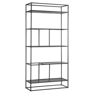 Hurston Metal Shelving Display Unit In Antique Silver