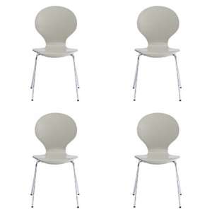 Irvine Set Of 4 Dining Chairs In Stone