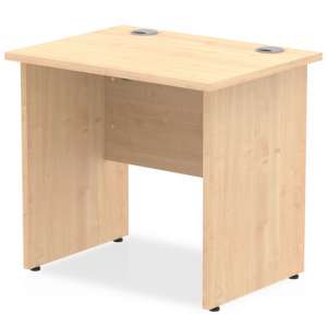 Impels 800mm Computer Desk In Maple With Panel End Leg