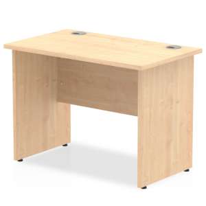 Impulse 600mm Computer Desk In Maple With Panel End Leg