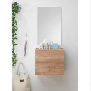 Infra Wooden Bathroom Furniture Set In Stelvio Walnut
