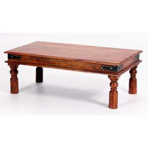 Jaipur Wooden Deco Coffee Table In Walnut