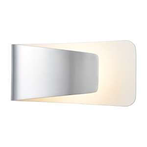 Jenkins LED Wall Light In Polished And Matt White