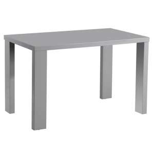 Joule Wooden Dining Table In Grey High Gloss